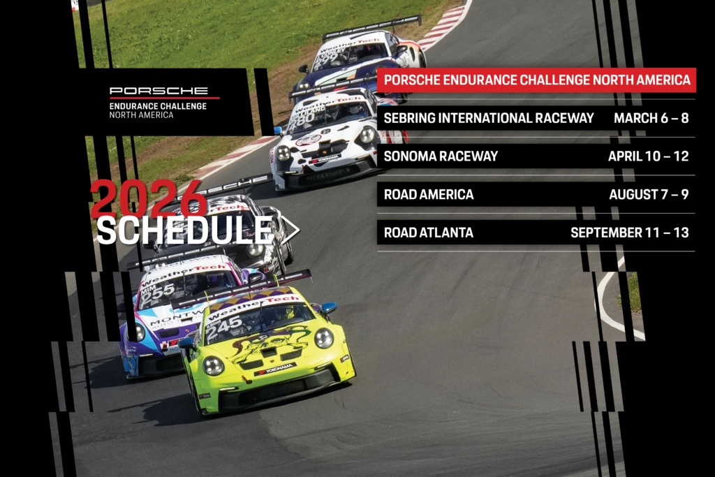 2026 Porsche Endurance Challenge North America Schedule