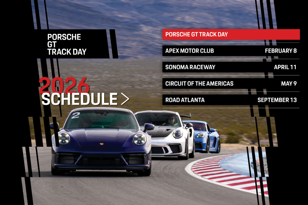 2026 Porsche Gt Track Day Schedule