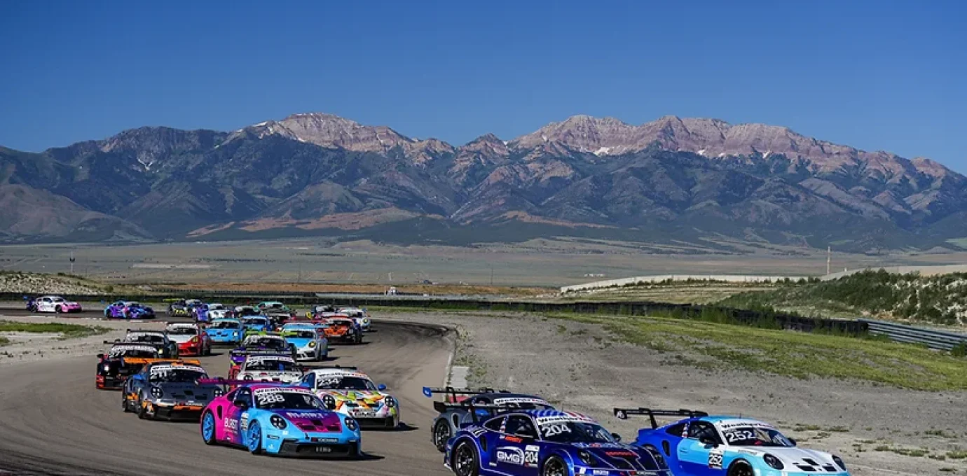 Sprint Challenge Usa West Sees 30 Porsches At Utah For Season S Halfway Mark